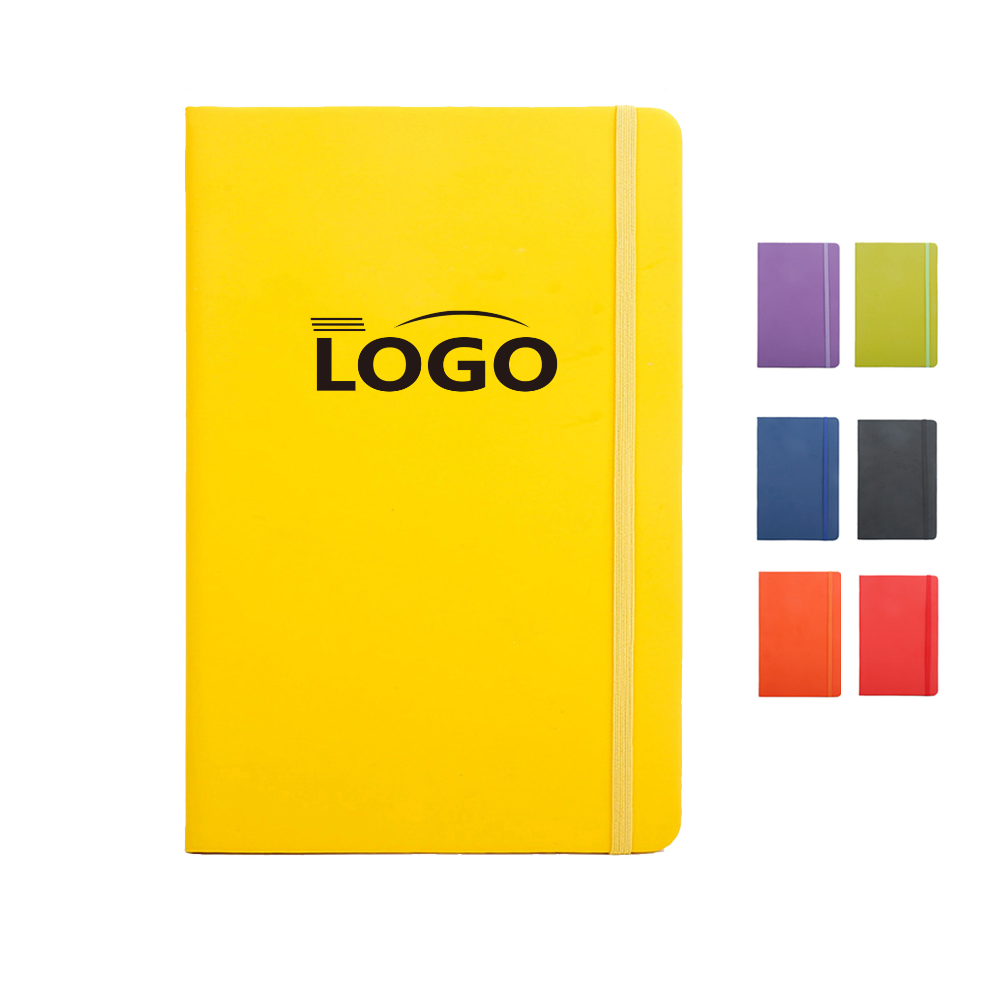A5 Notebook with Elastic Band 2