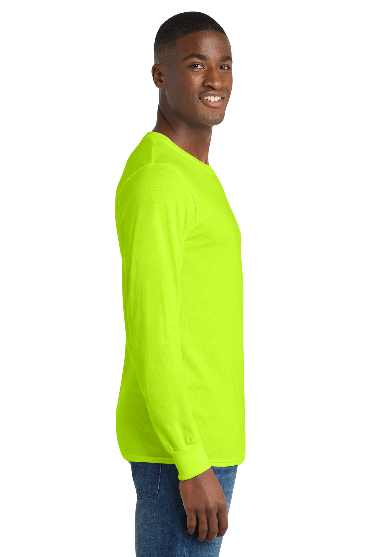 Port & Co Long Sleeve Core Cotton Tee. PC54LS 185