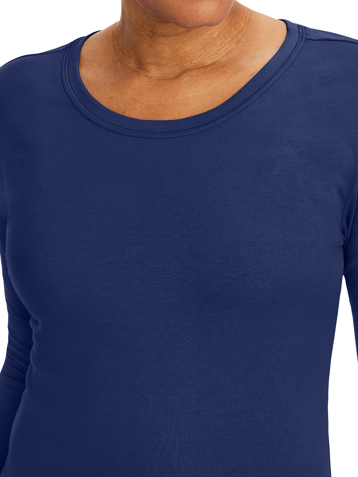 Healing Hands - HH Knits - Women's Pocketless Melissa Long Sleeve Underscrub Tee 19