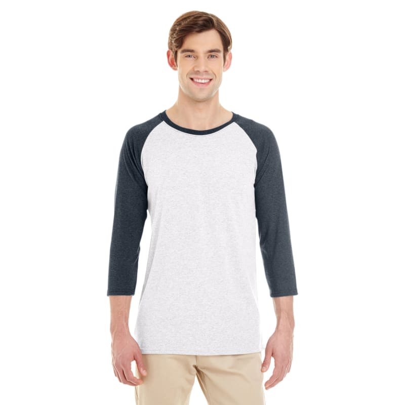 Jerzees Adult TRI-BLEND Baseball Raglan 6