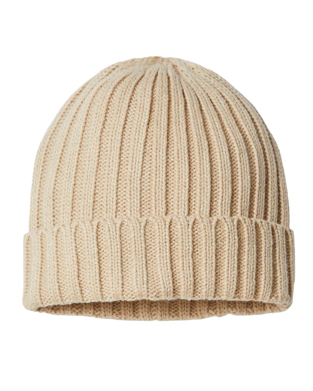 Sustainable Cable Knit Cuffed Beanie - SHORE 33