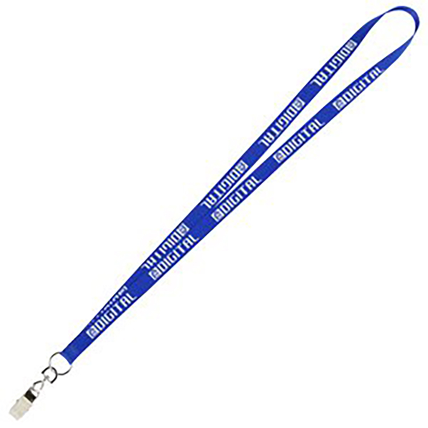 Economy Lanyard-Mental Bulldog Clip 1