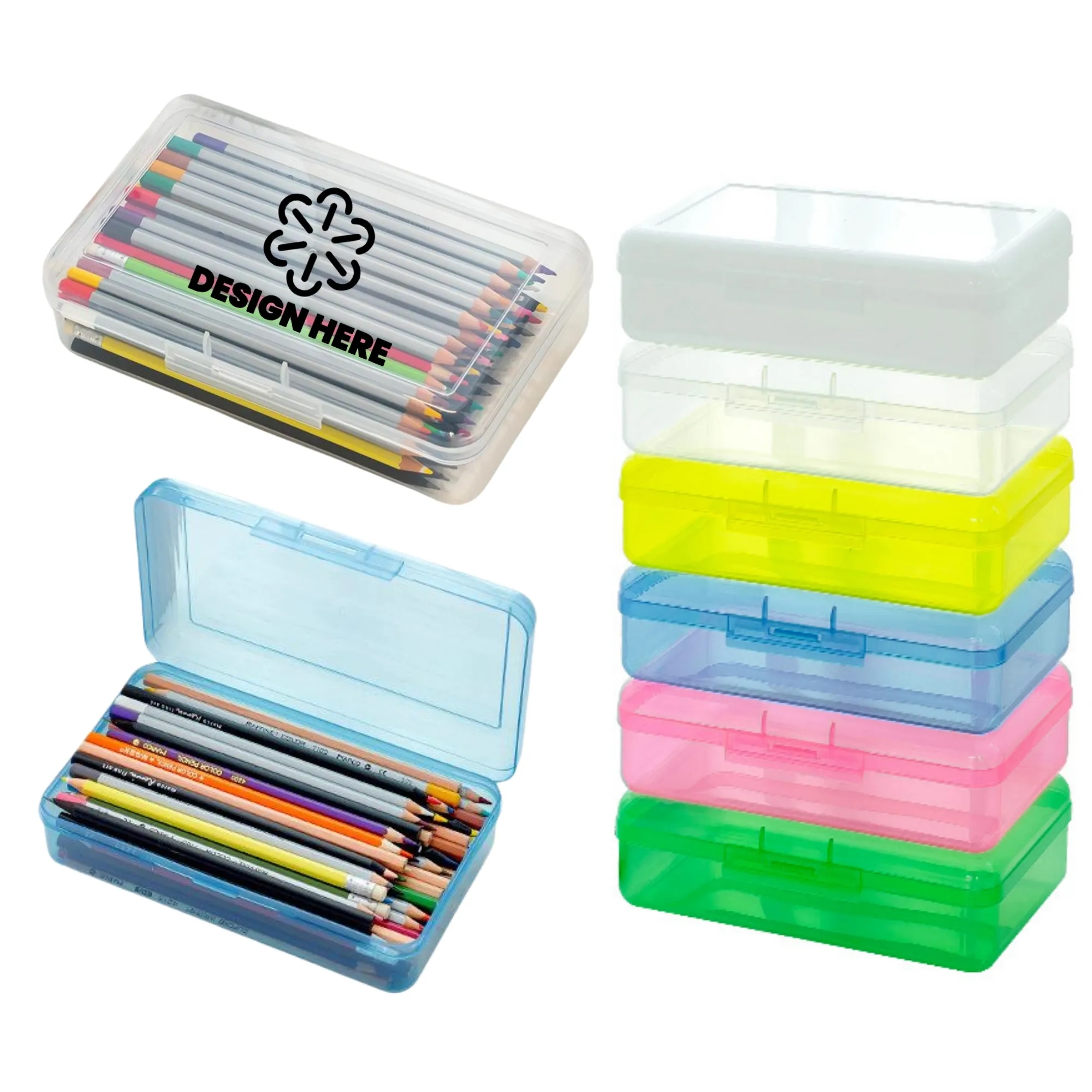 Large Translucent Pen Case 3