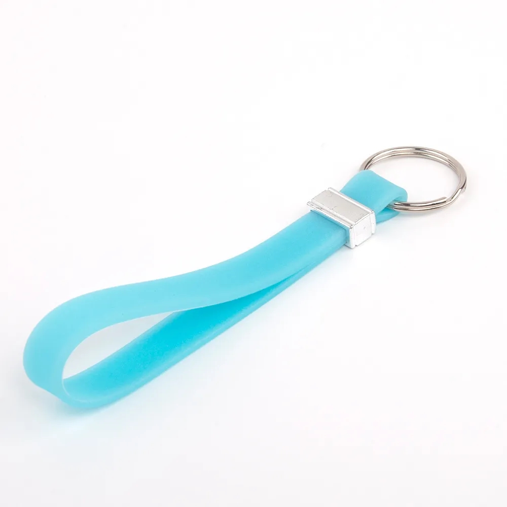 Recycled Silicone Wristband Keychain 8