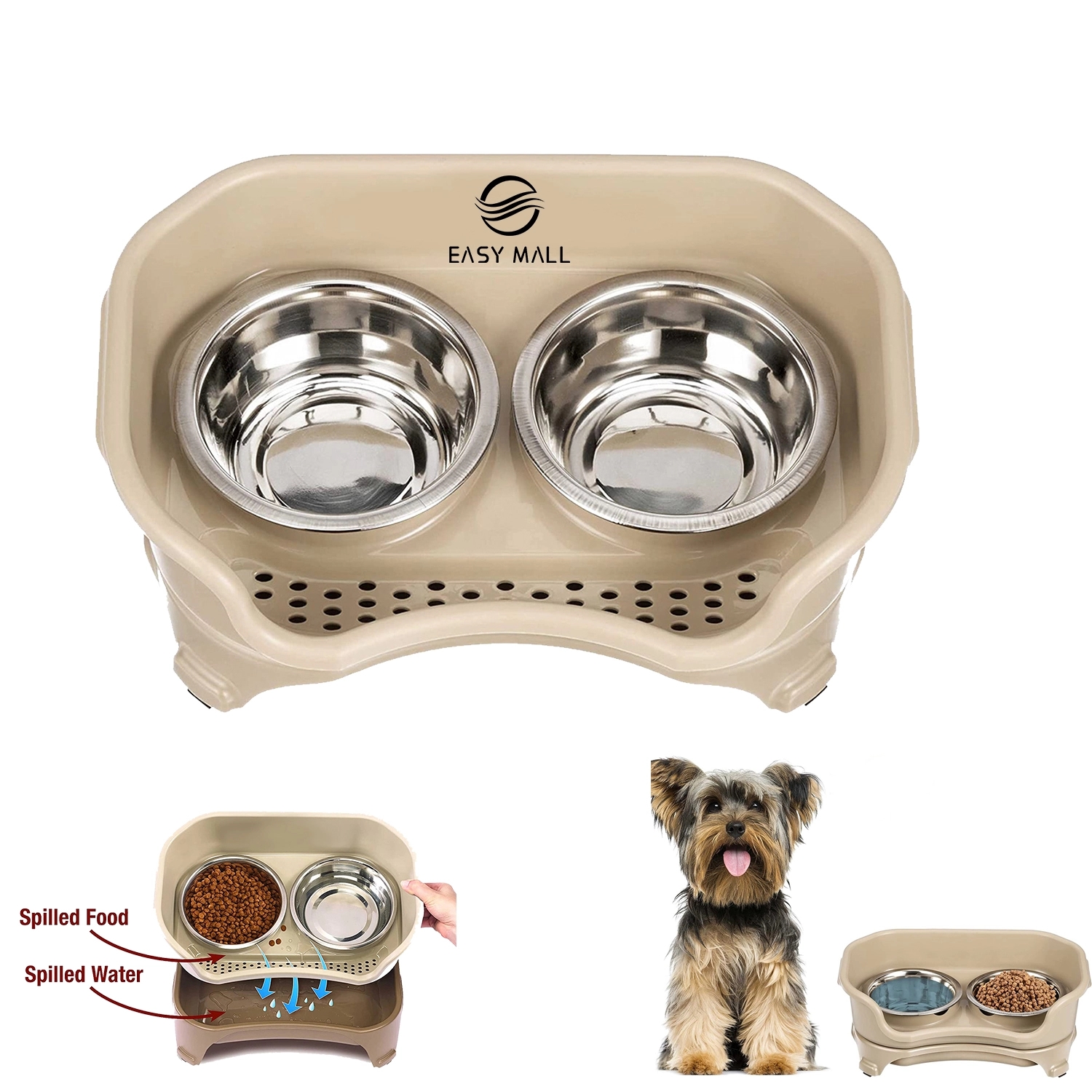 Elevated Plastic Pet Feeder 2