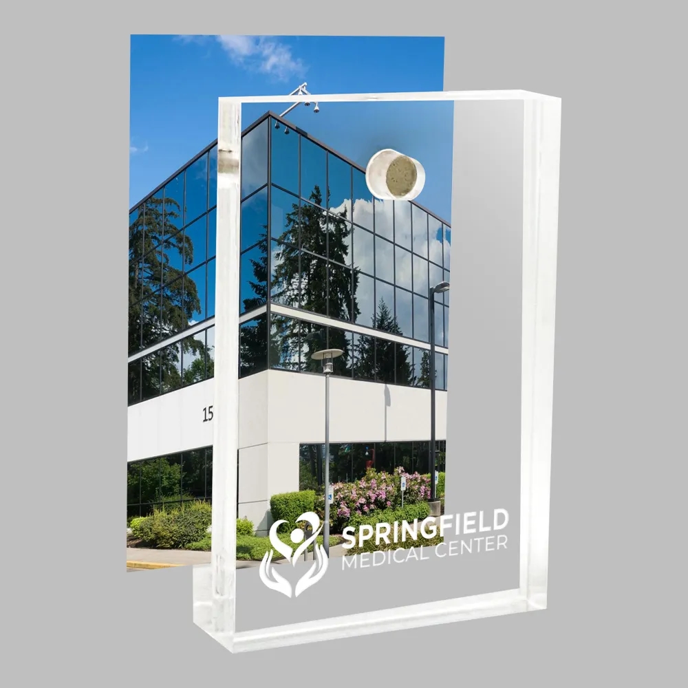 Custom Laser Etched Acrylic Block Frames 3