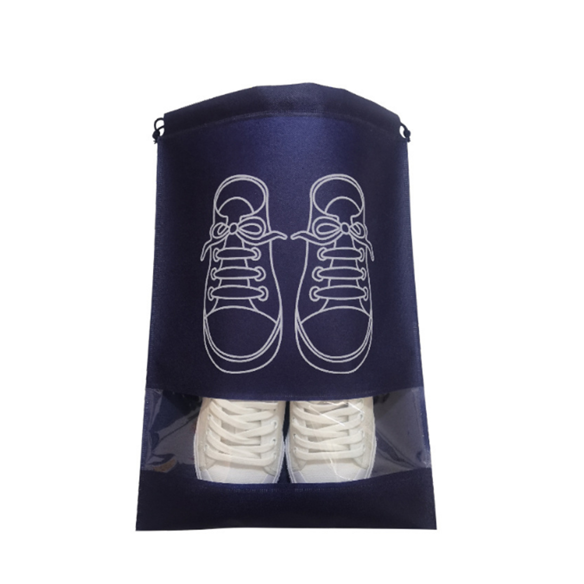 Durable Portable Drawstring Non Woven Shoe Bag 4
