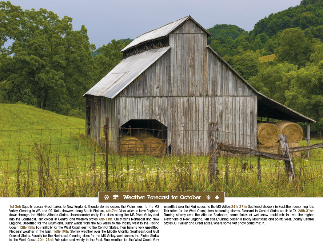 Triumph® Calendars Scenic Almanac 4