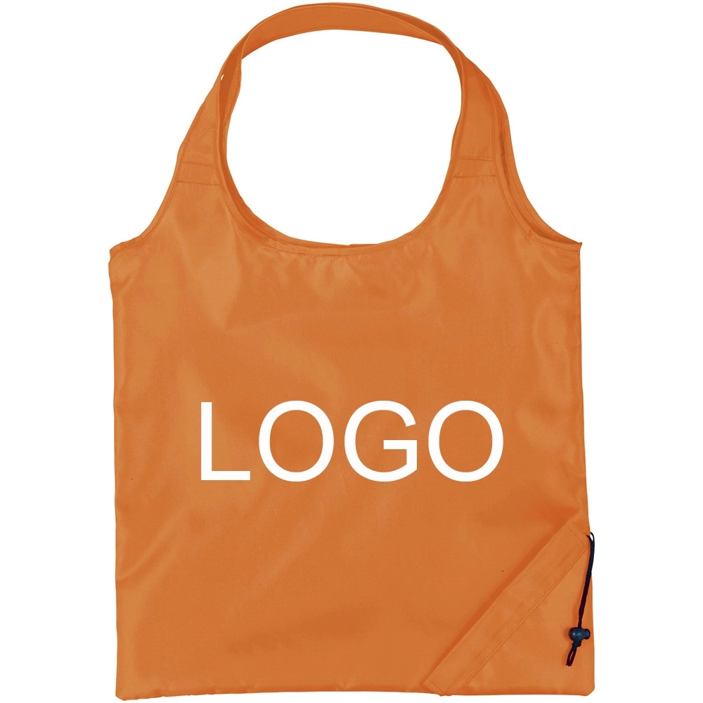 Logo Bungalow Foldaway Shopper Tote - 15"X15" 5