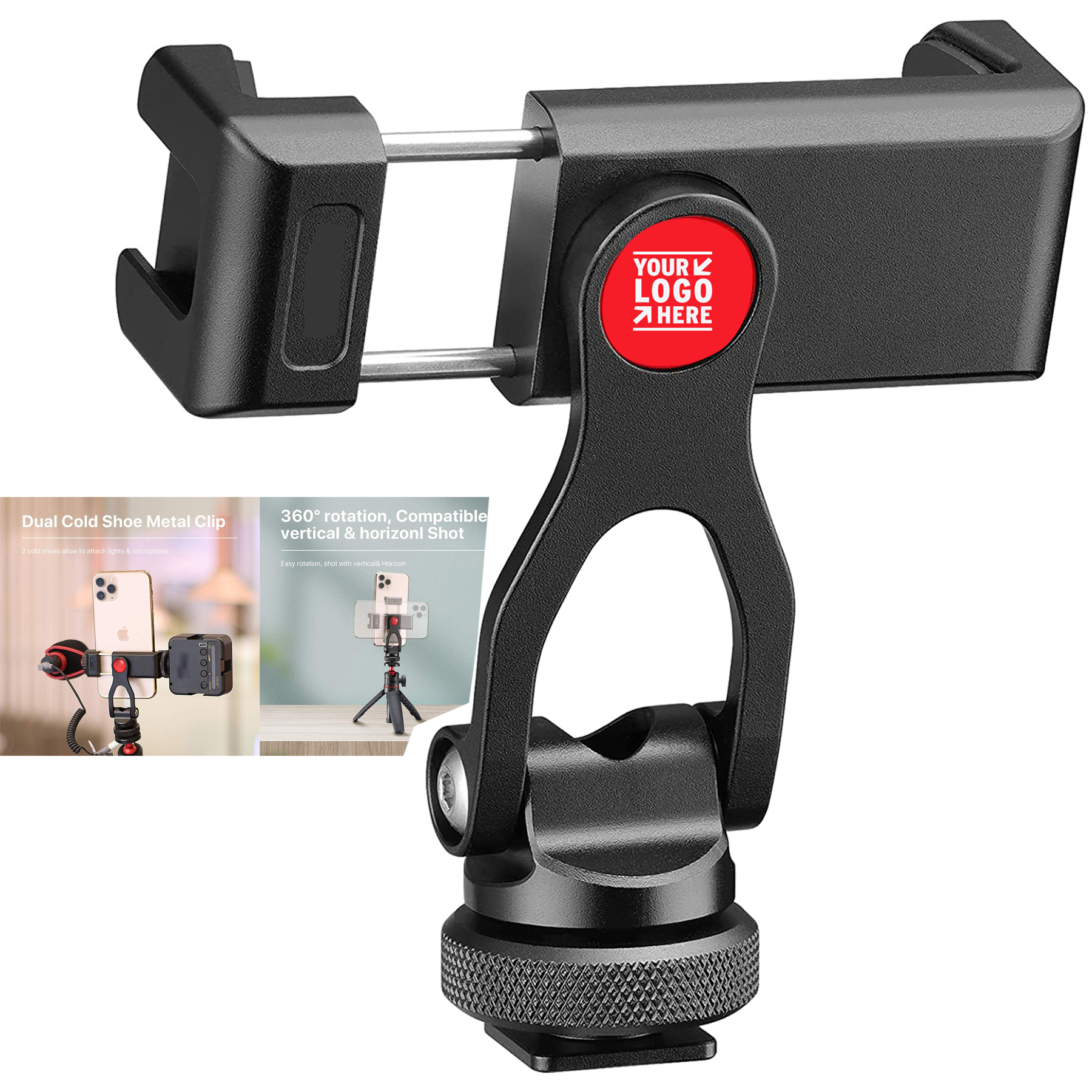 Camera Phone Mount Tripod Holder 2