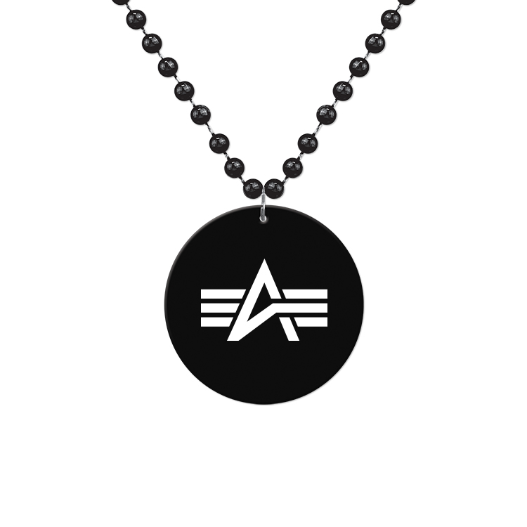 Medallion Bead Necklace w/ Medallion 19
