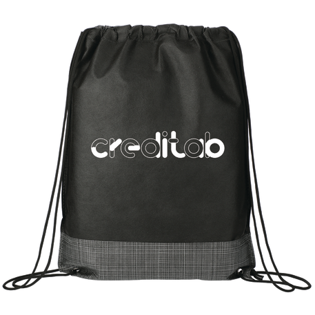 Crossweave Heat Sealed Drawstring Bag 41