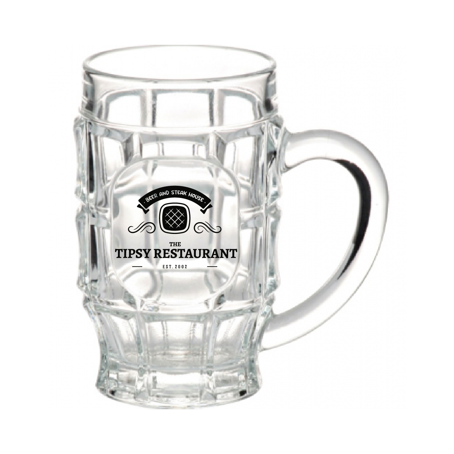 17.75 oz. Beer Garden Glass Mug (2 Color Imprint) 9