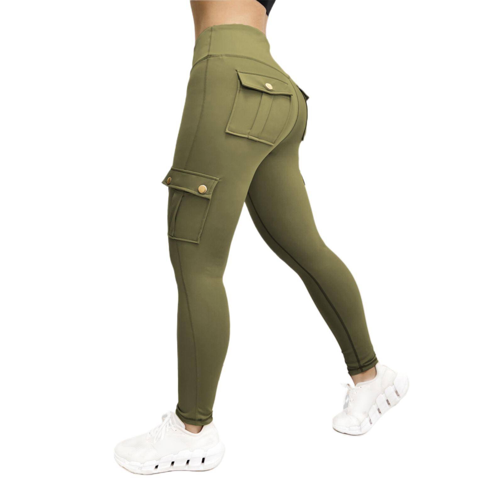 Workwear-style sports yoga leggings 9