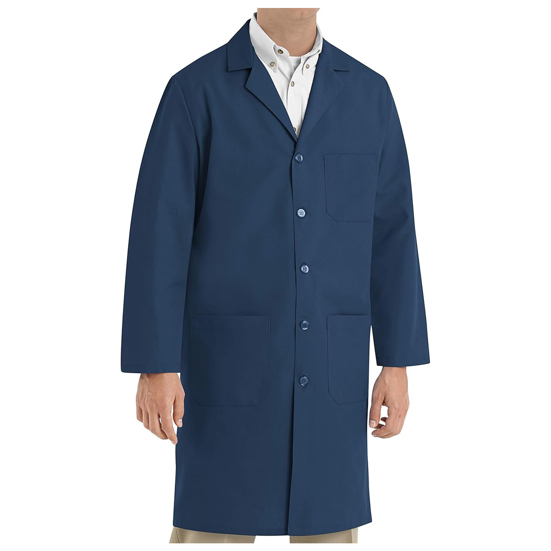 Men's Three-Pocket Lab Coat 5