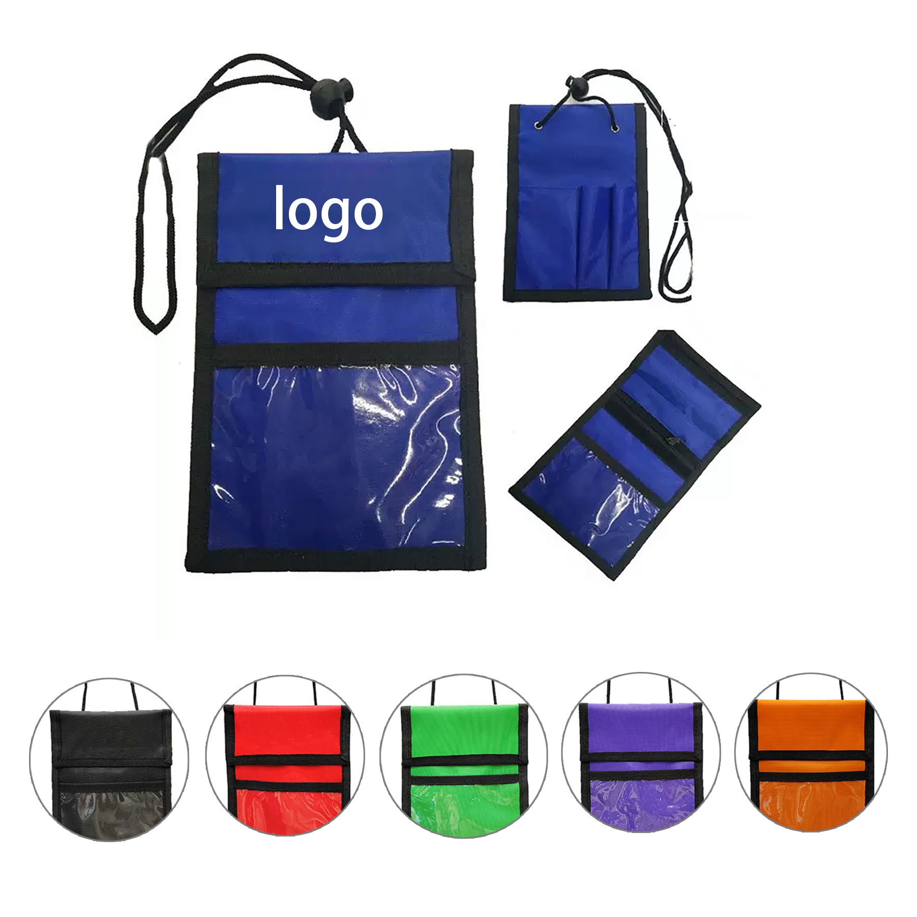 Neck Zipper ID Bag 1