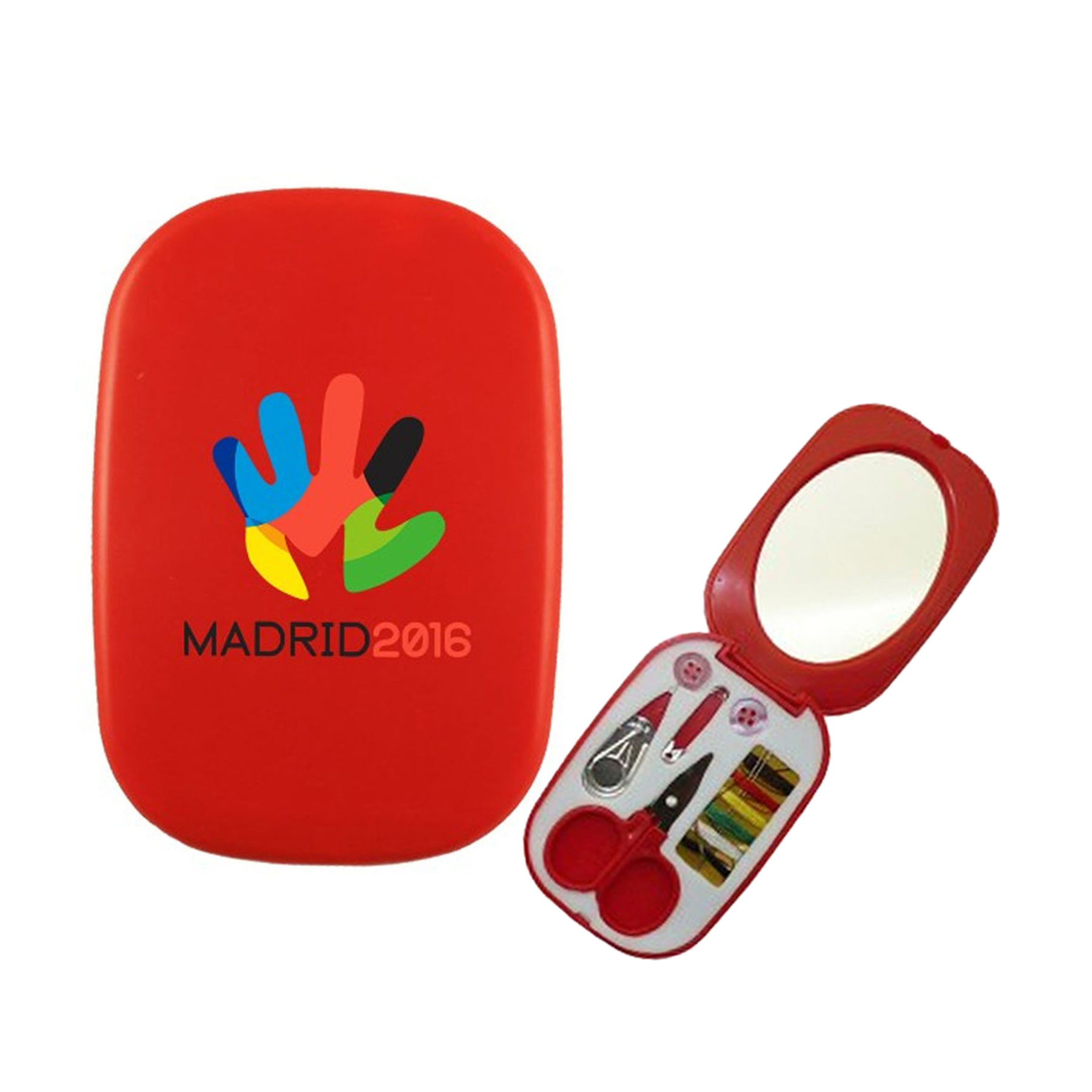 Compact sewing kit with enclosed mirror(Close Out) 5