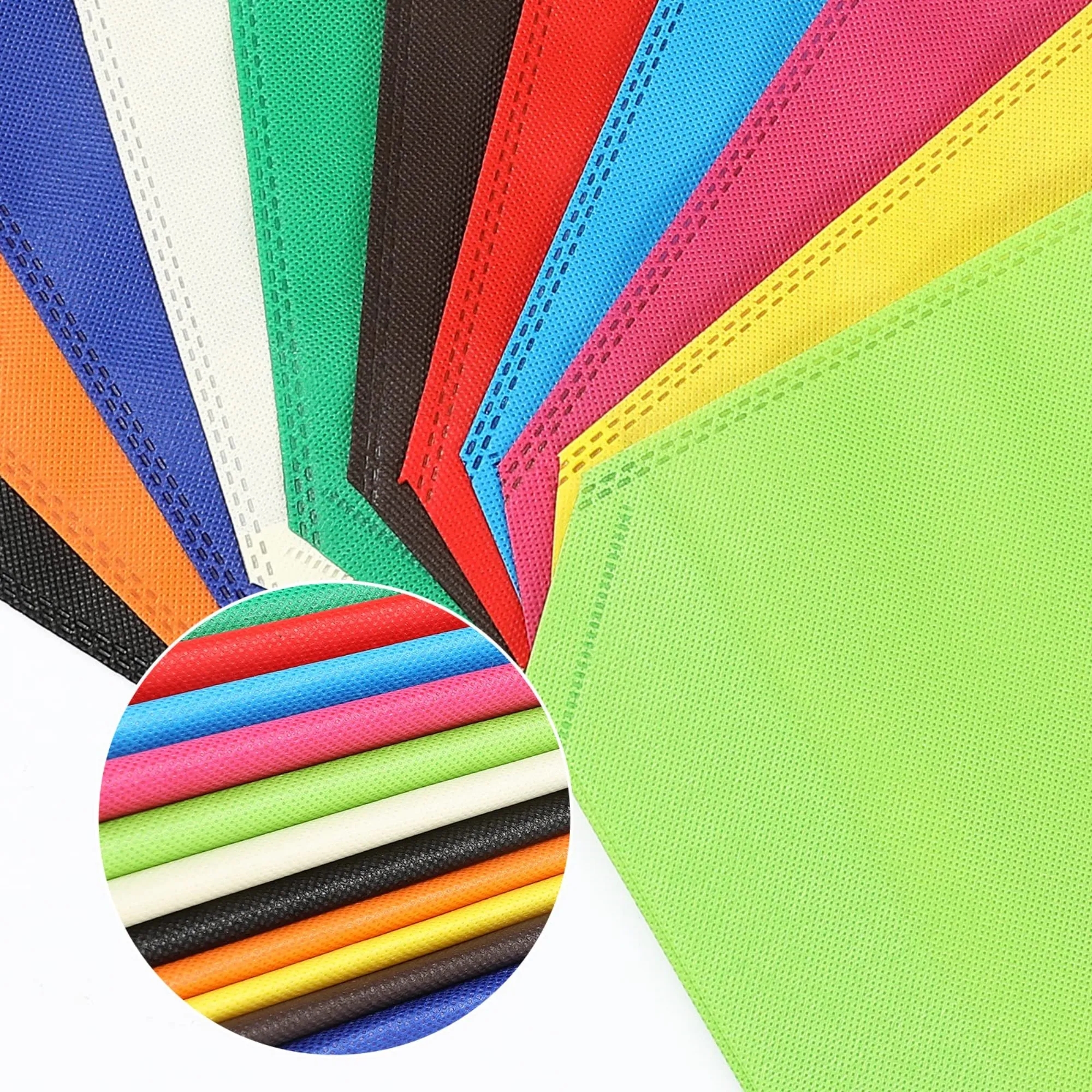 MOQ 20PCS Printed Promotional Reusable Shopping Nonwoven Bag 5