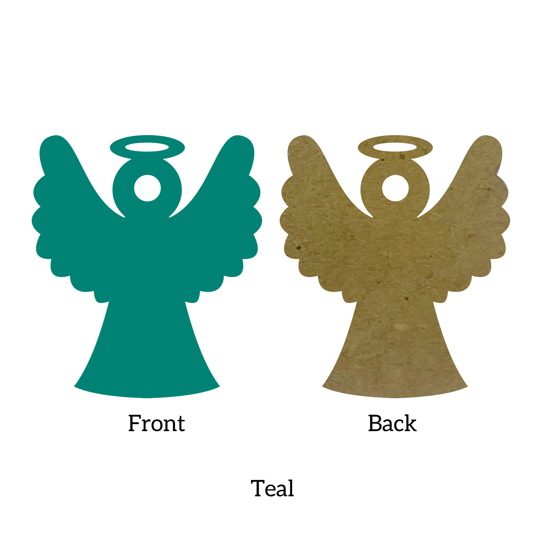 Free Shipping Solid Color Christmas Ornament - Angel 4