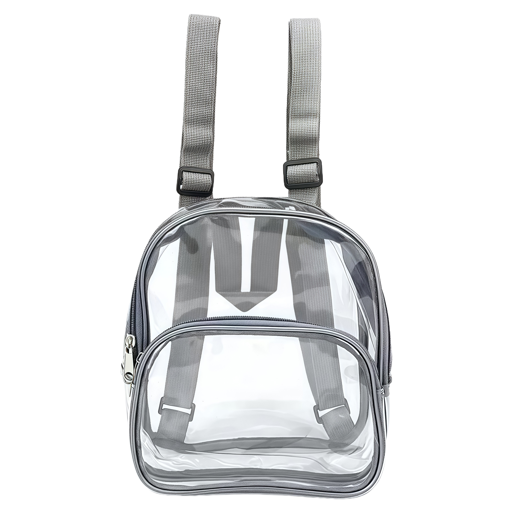 Waterproof Clear PVC Backpack for Sports Travel School Large Capacity Transparent Shoulder Bag 7