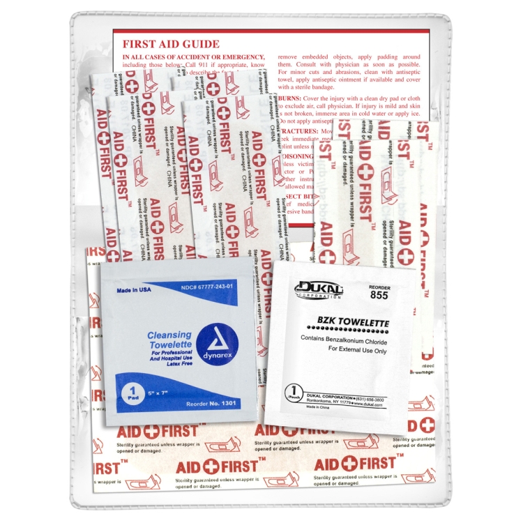 "Heal-on-the-Go L" 10 Piece Economy Healthy Living Pack in Colorful Vinyl Pouch 27