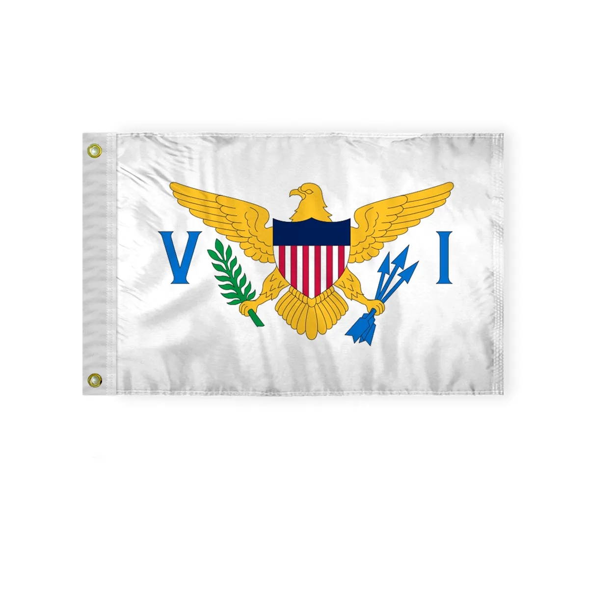 12"x18" to 8'x12' Virgin Island Nylon Flags 2