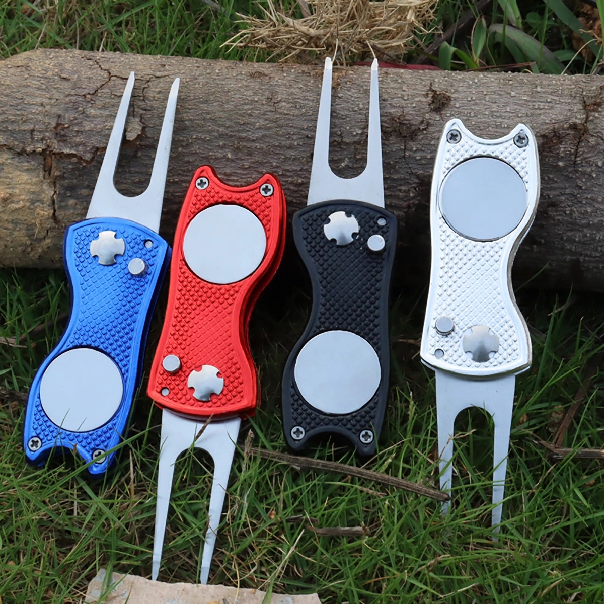 Divot Repair Tool Stainless Steel Foldable Golf 2
