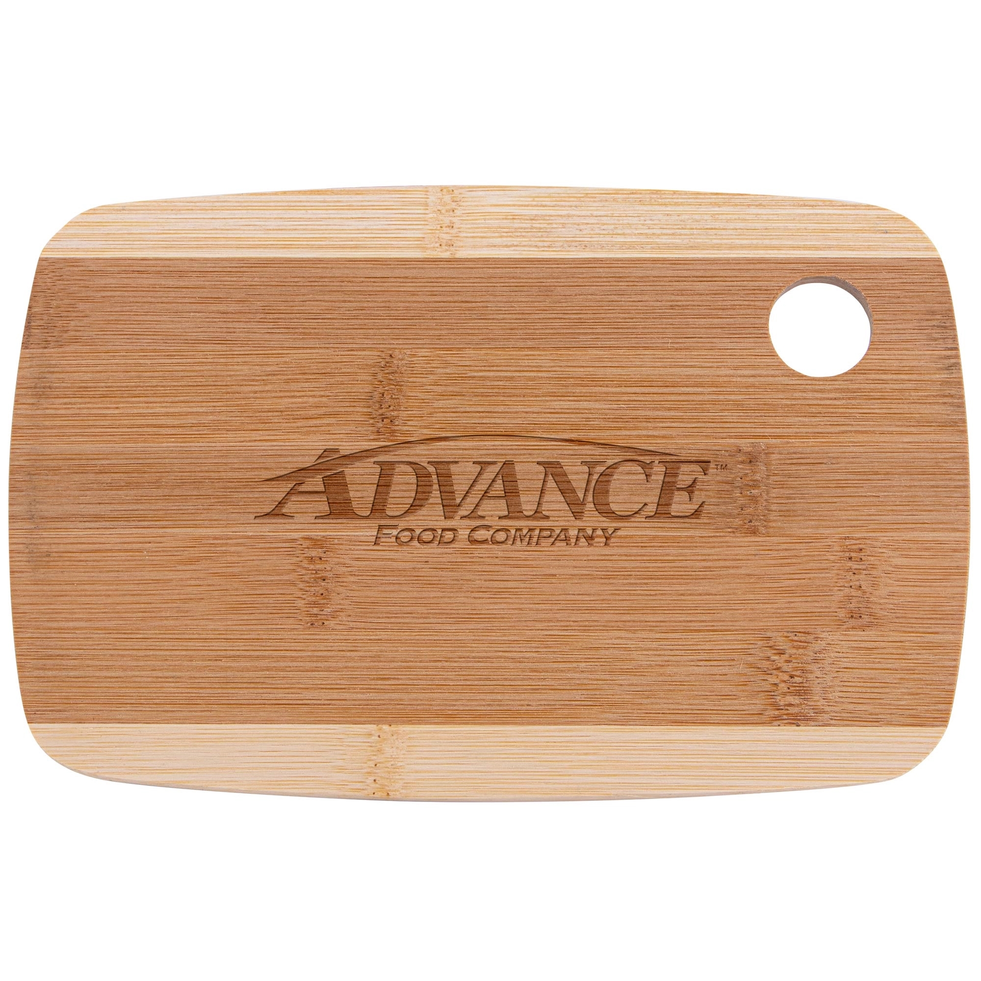 The Camden 9-Inch Two-Tone Bamboo Cutting Board
