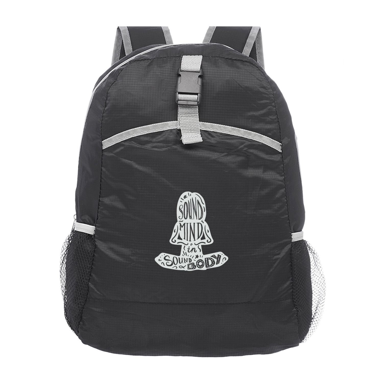 Foldable Backpack (1 Color Imprint) 3