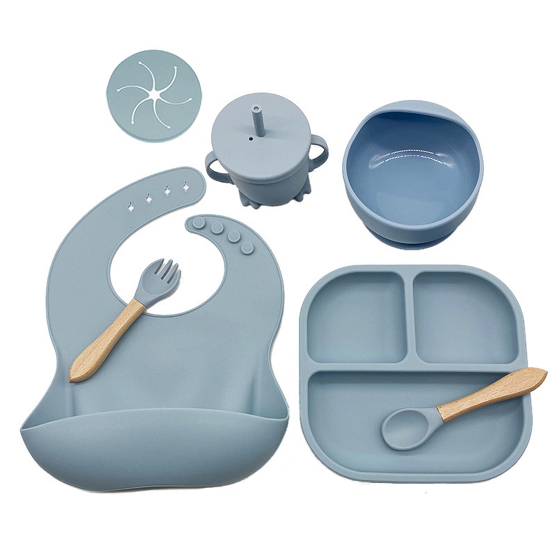 7 Pcs Baby Feeding Set 7