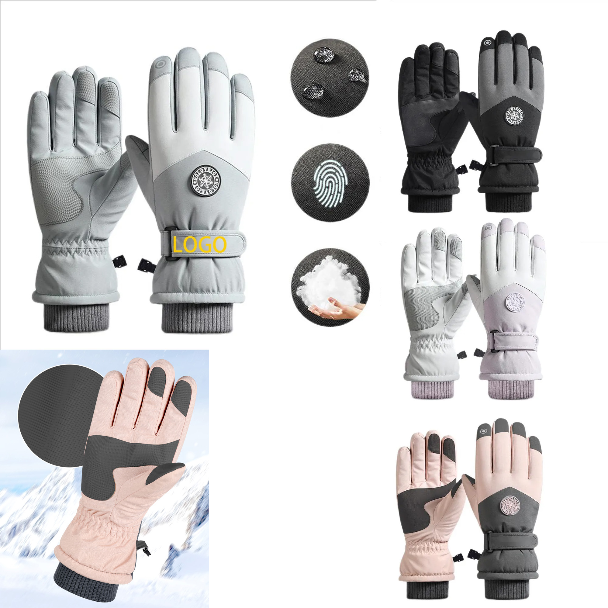 Waterproof Snow Gloves 3