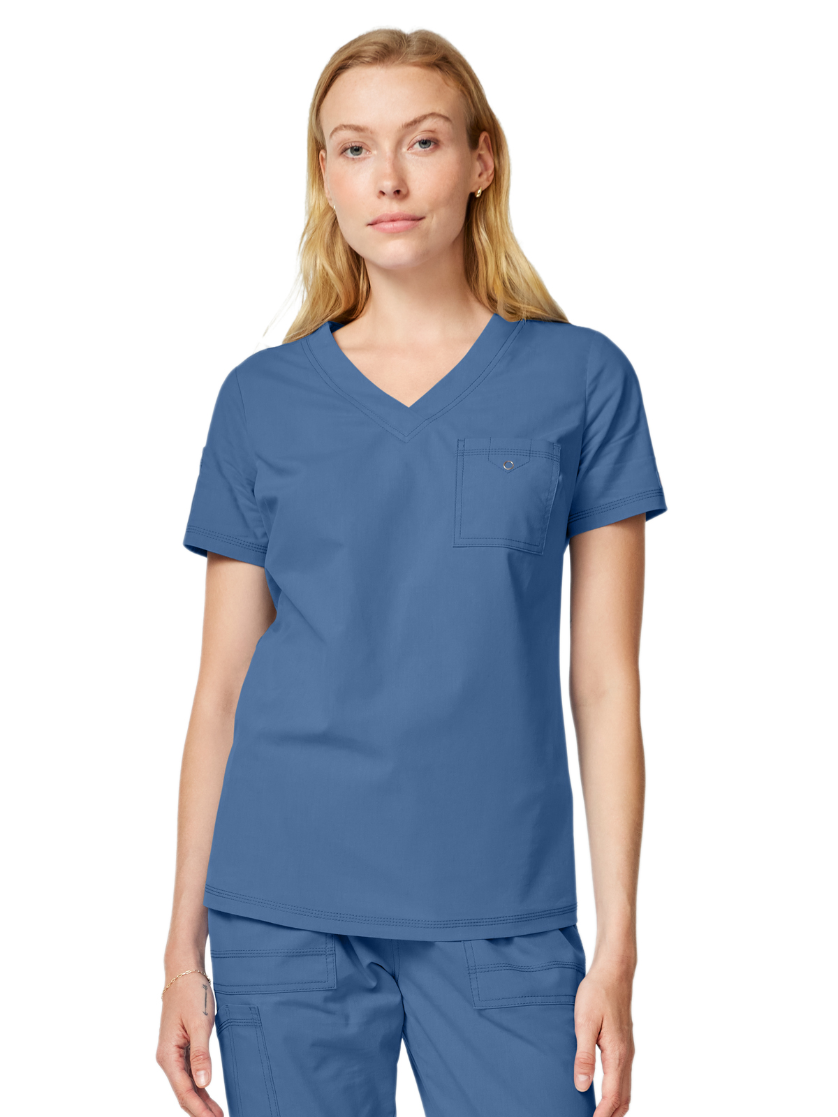 Dickies Medical - Forge - Women's 1-Pocket V-Neck Tuck-In Scrub Top 3