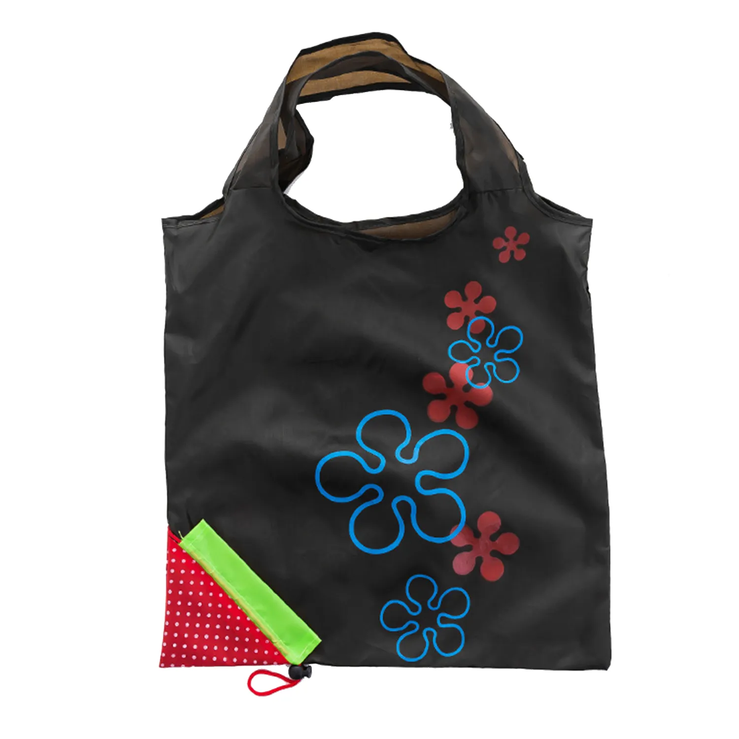 Compact Strawberry Scrunch Tote, Fruit Folds Shopping Bag 2