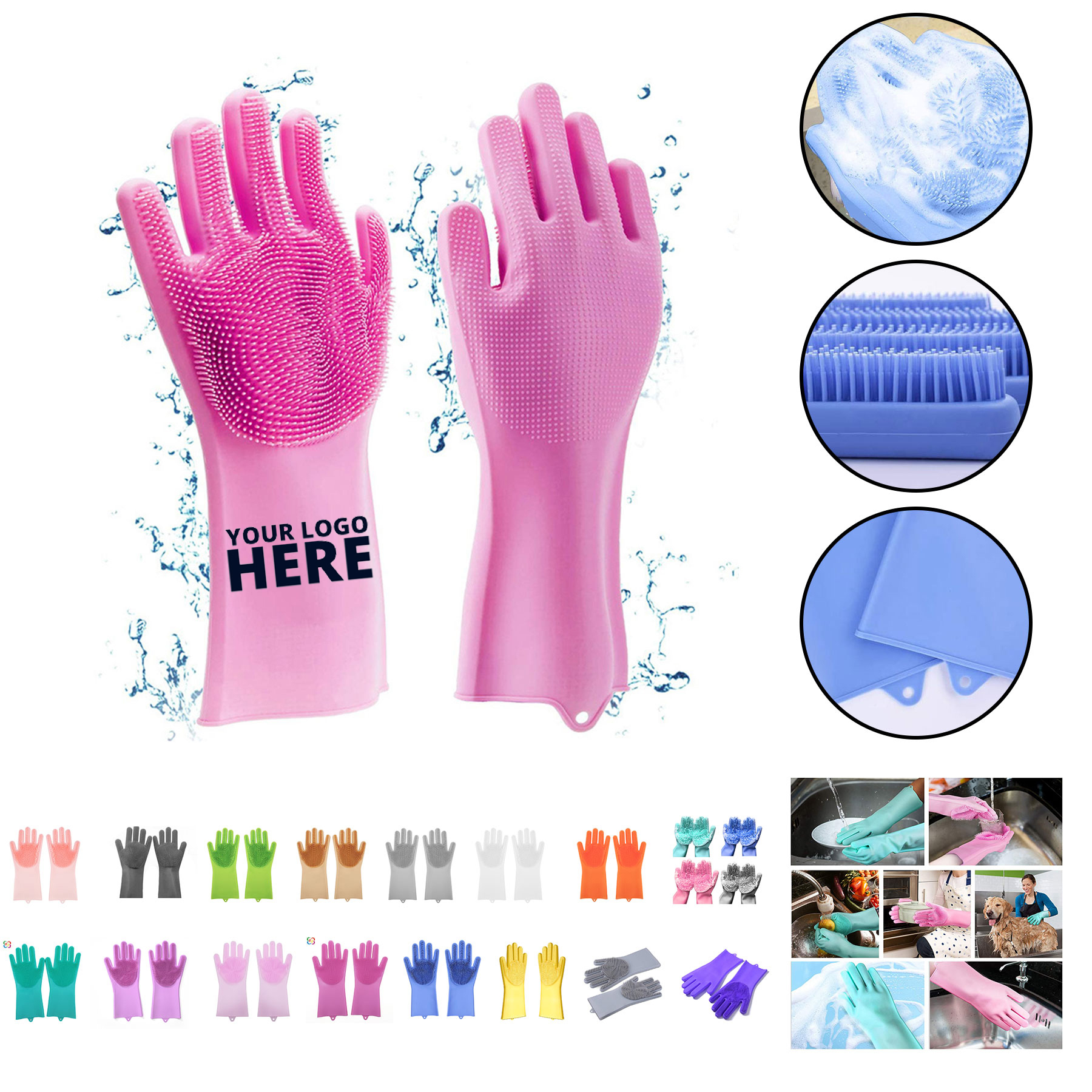 Cleaning Sponge Gloves 2