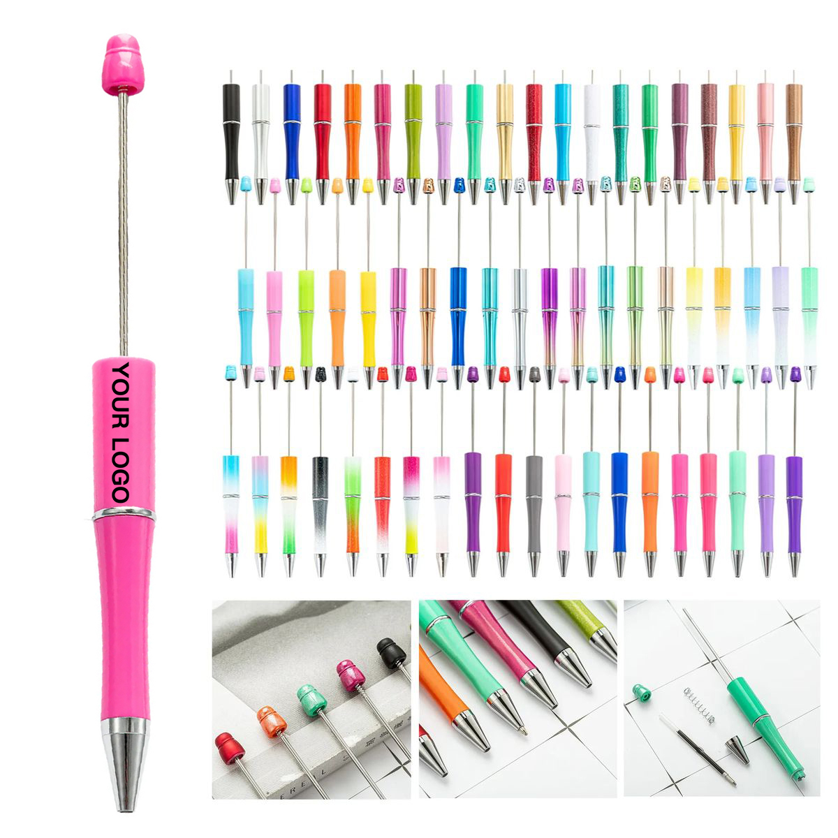 Lightweight Beadable Pen for Creative Writing 48