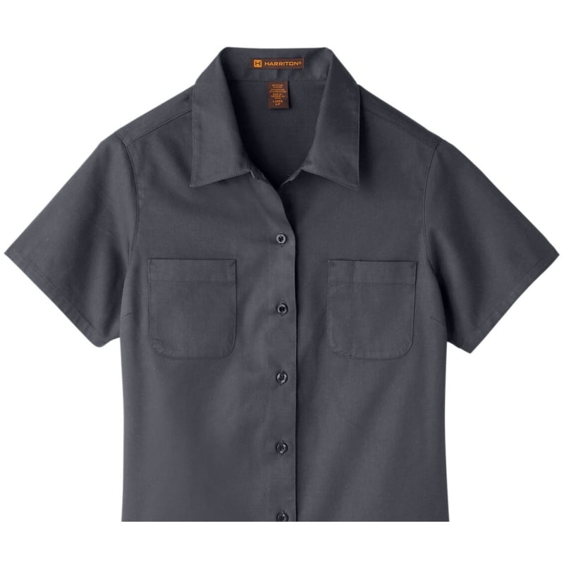 Harriton Ladies' Advantage IL Short-Sleeve Work Shirt 10