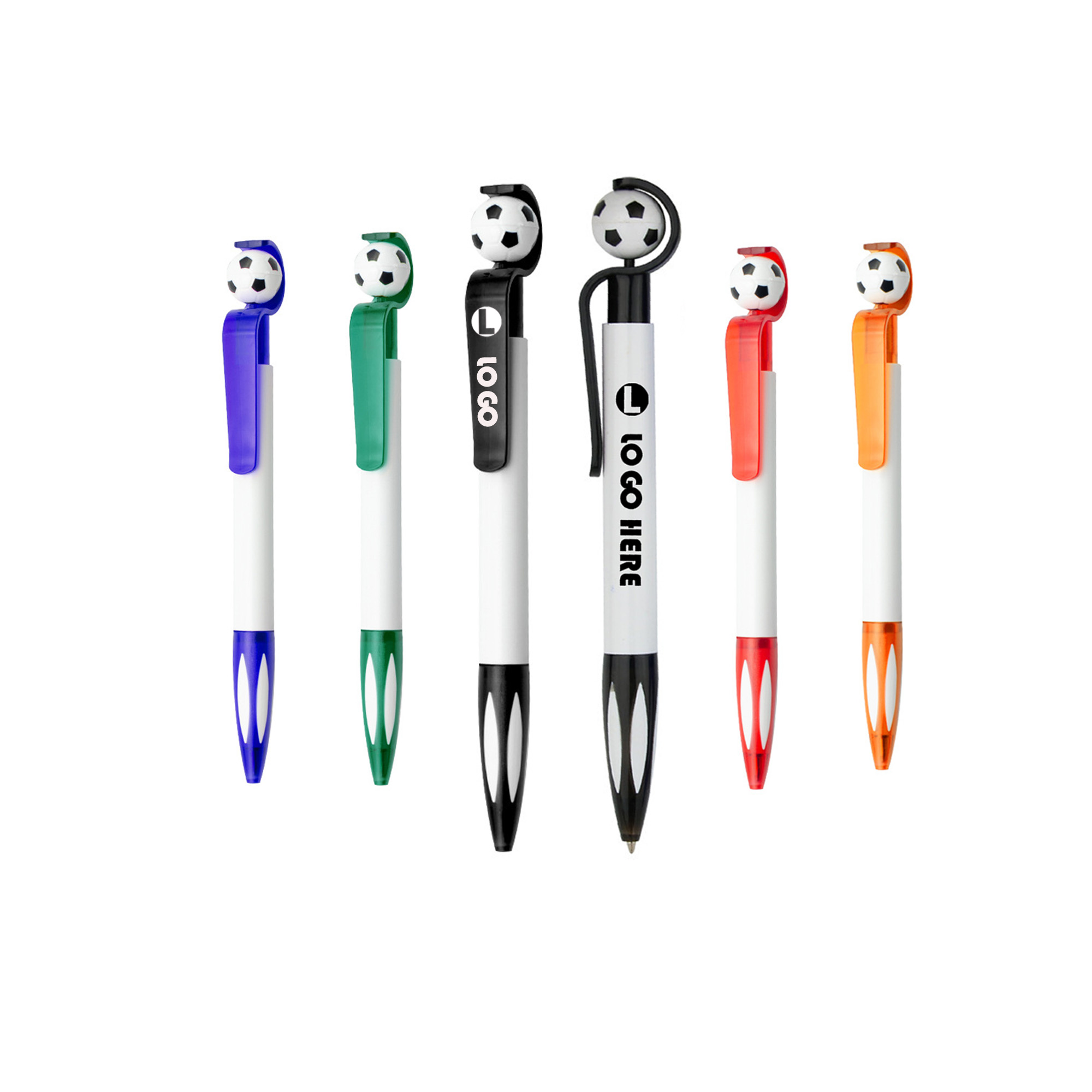 Soccer-Themed Retractable Plastic Ballpoint Pen 5