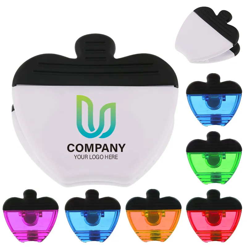 Full color Apple Shaped Magnetic Clip 3