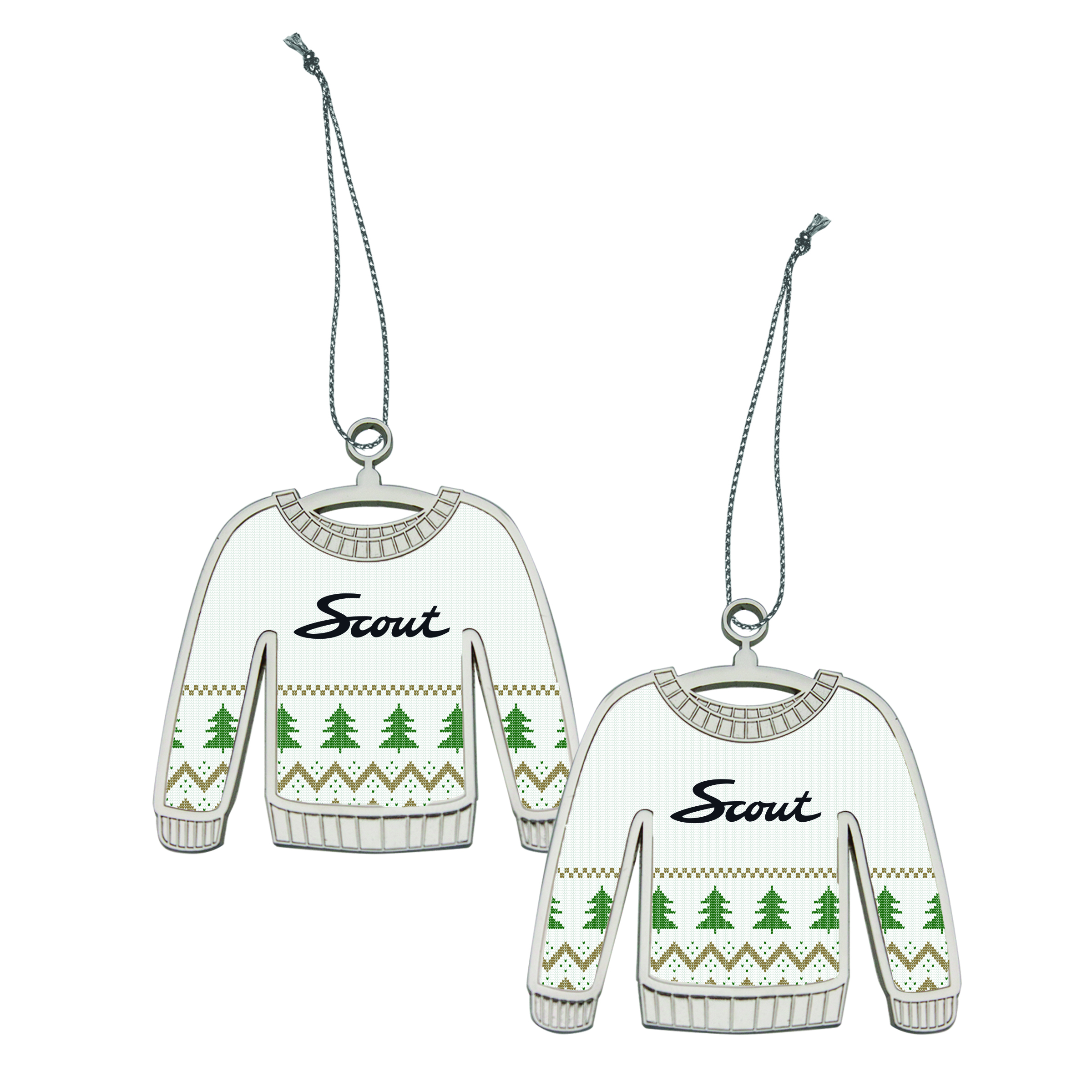 Ugly Sweater Holiday Ornament (2-Sided) 3