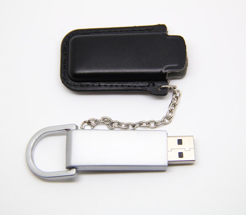 Leather Keyring USB Flash Drive 1
