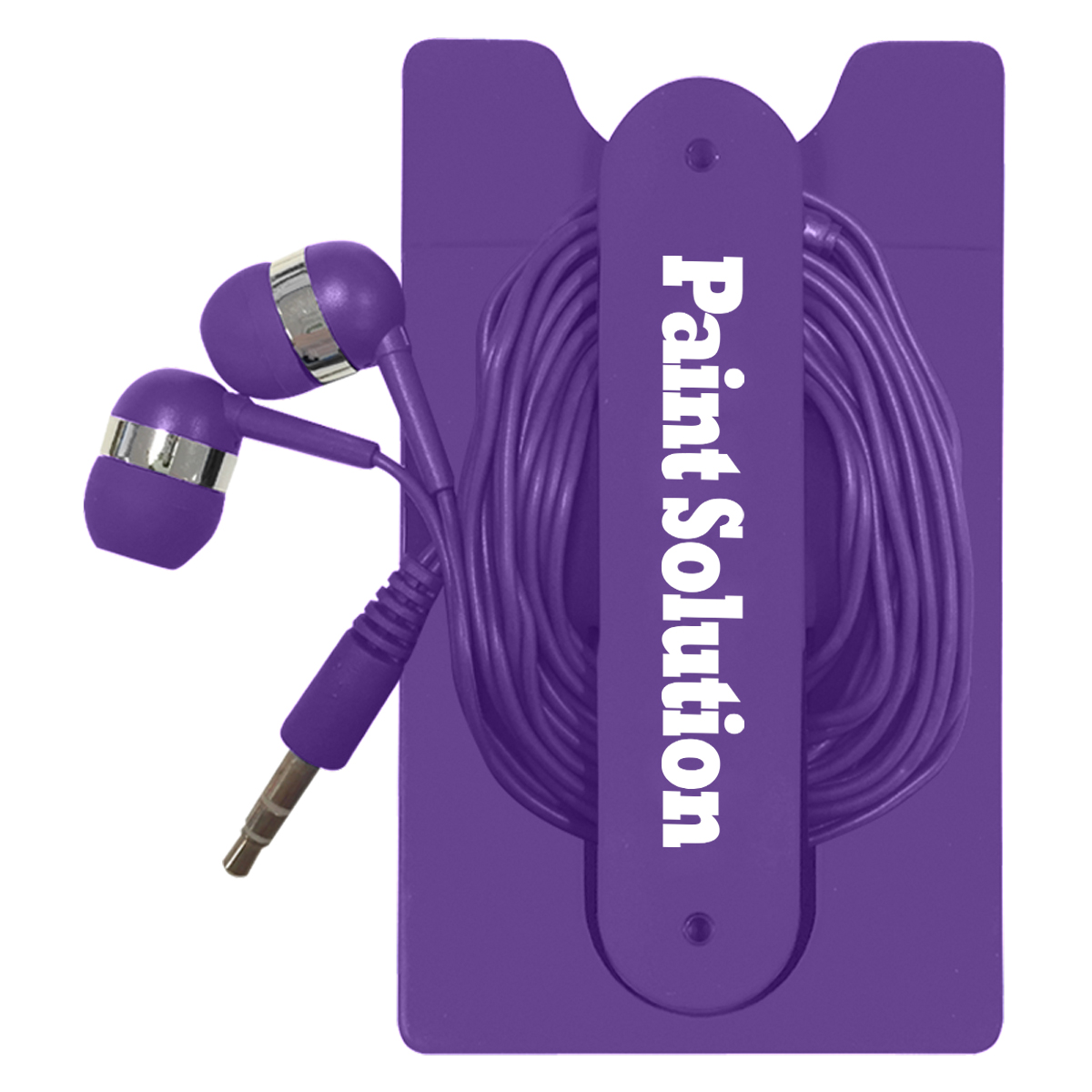 Phone Wallet With Earbuds 1