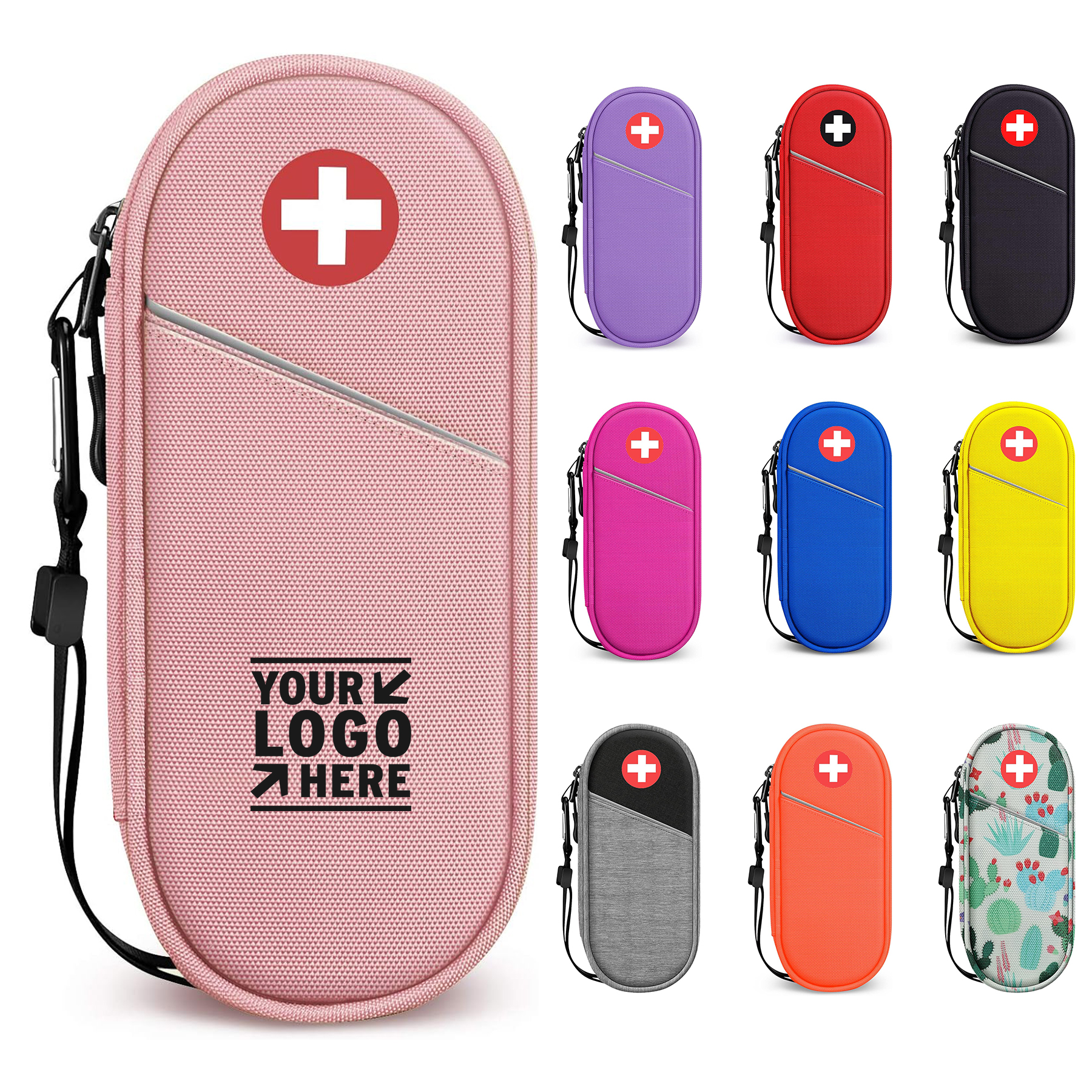 EpiPen Medical Emergency Carrying Case Pouch Insulated Travel Medication Organizer Bag 1
