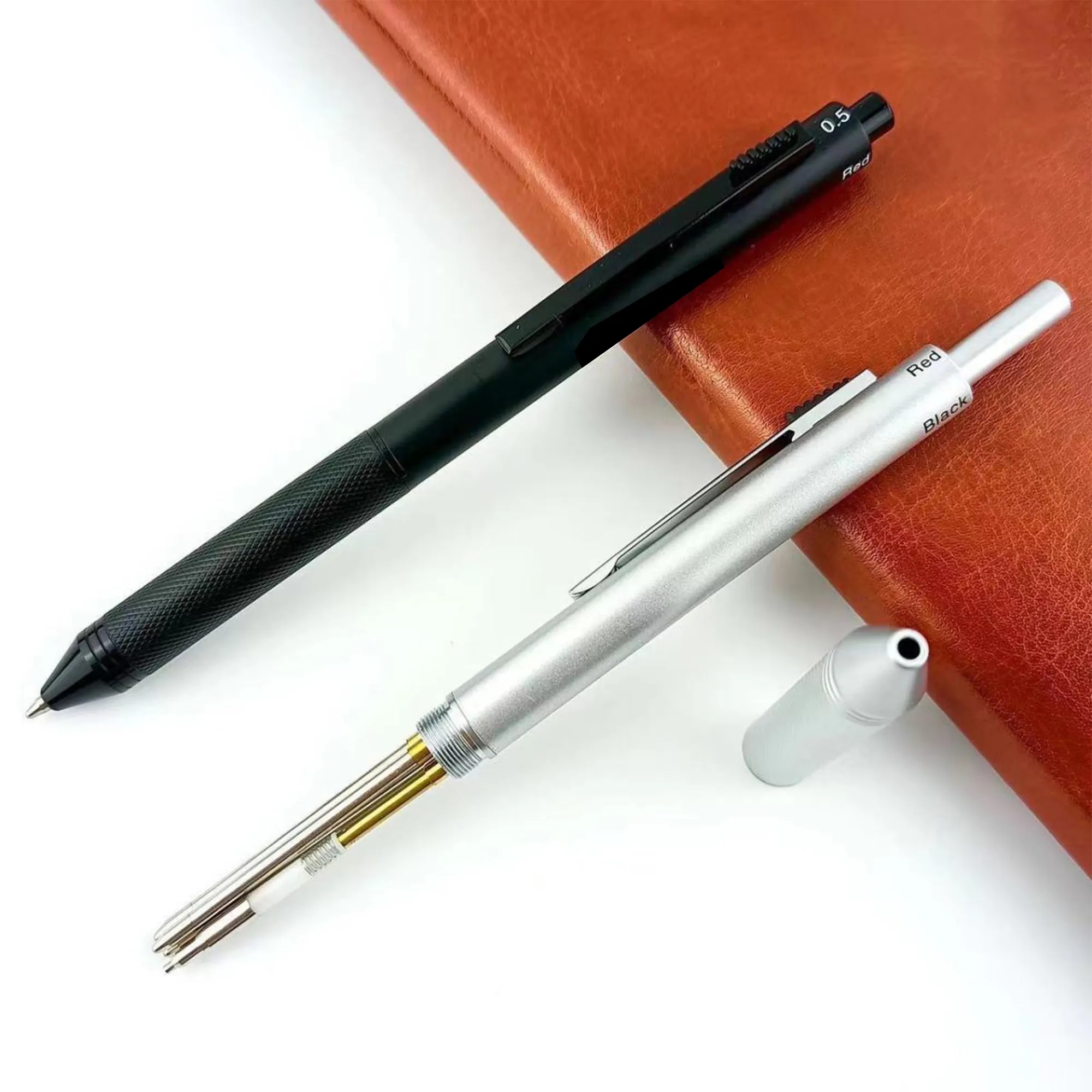 Multifunctional Metal Press Ballpoint Pen 7