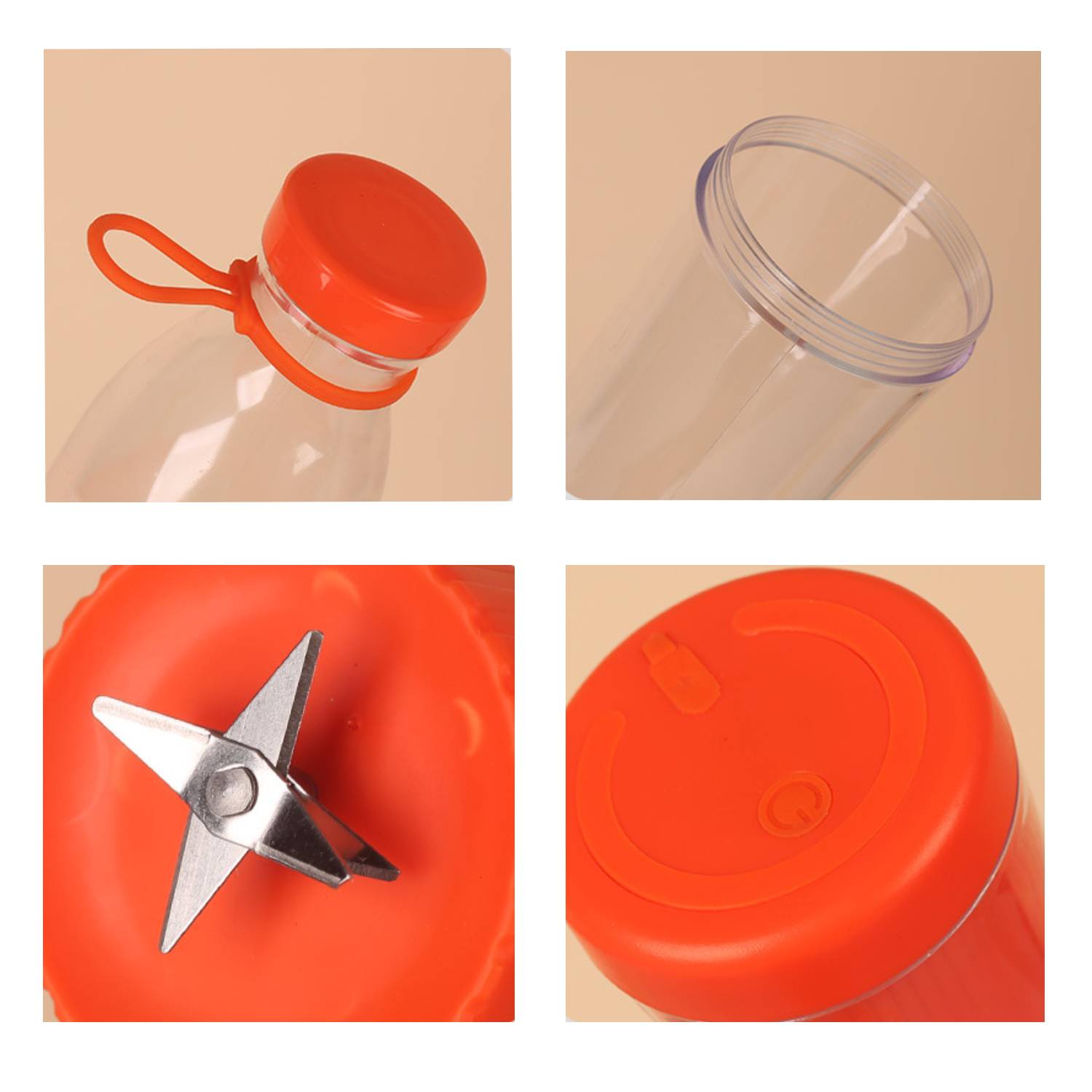 Portable electric mini 6-blade juice cup 3
