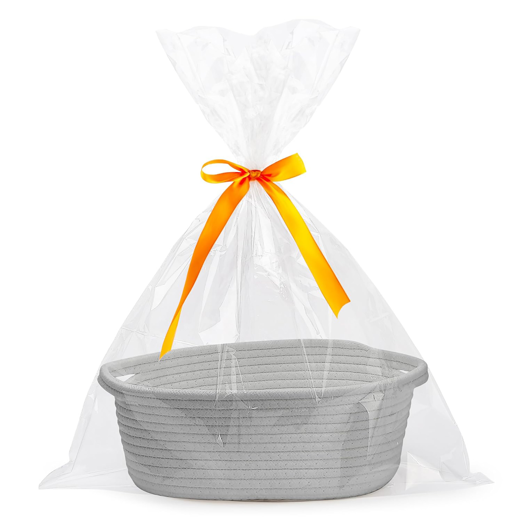 Small Woven Cotton Rope Basket 3