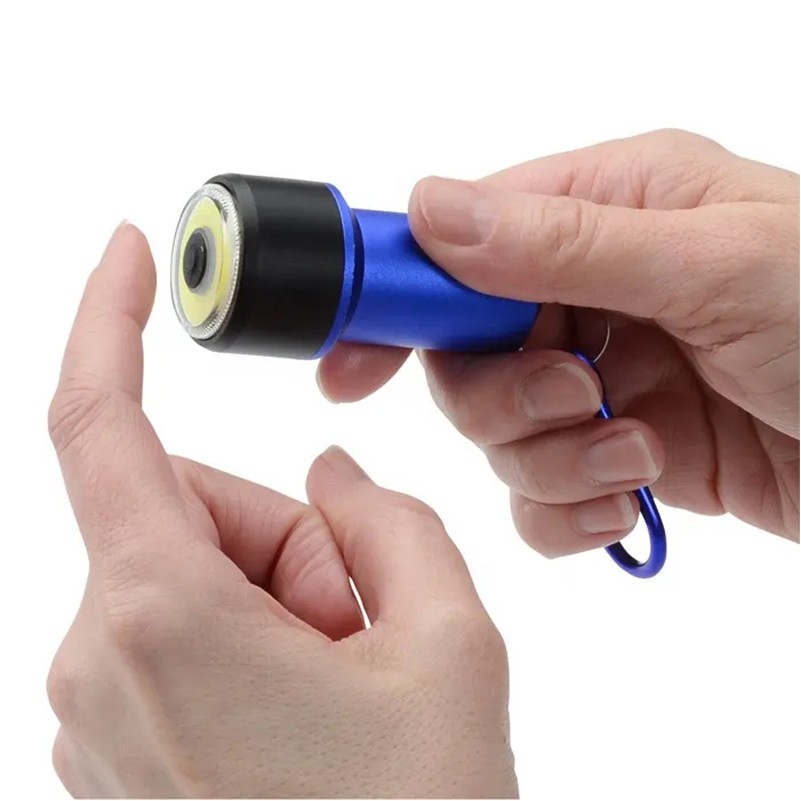 Mini COB Flashlight with Carabiner 5