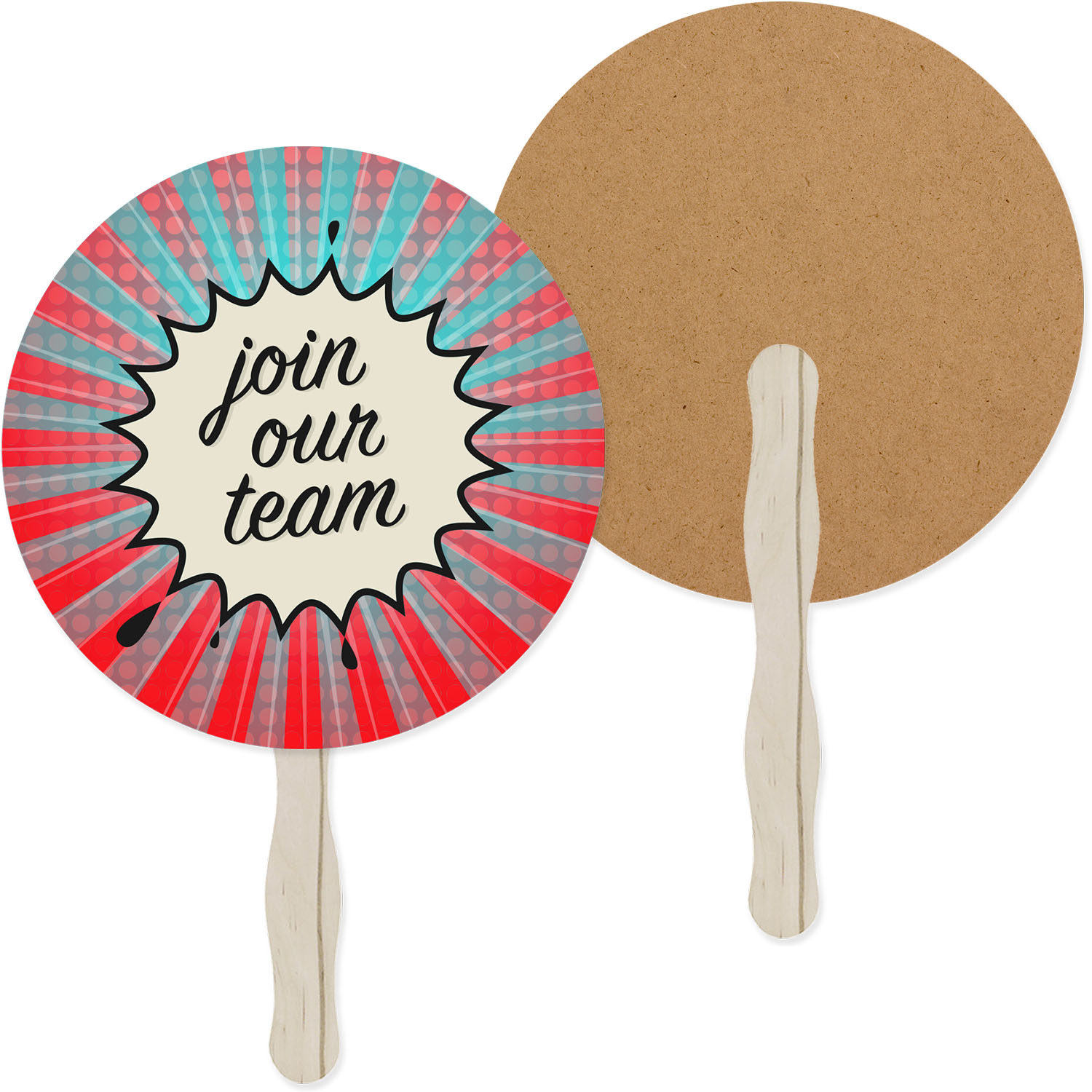 Recycled Hand Fan 2