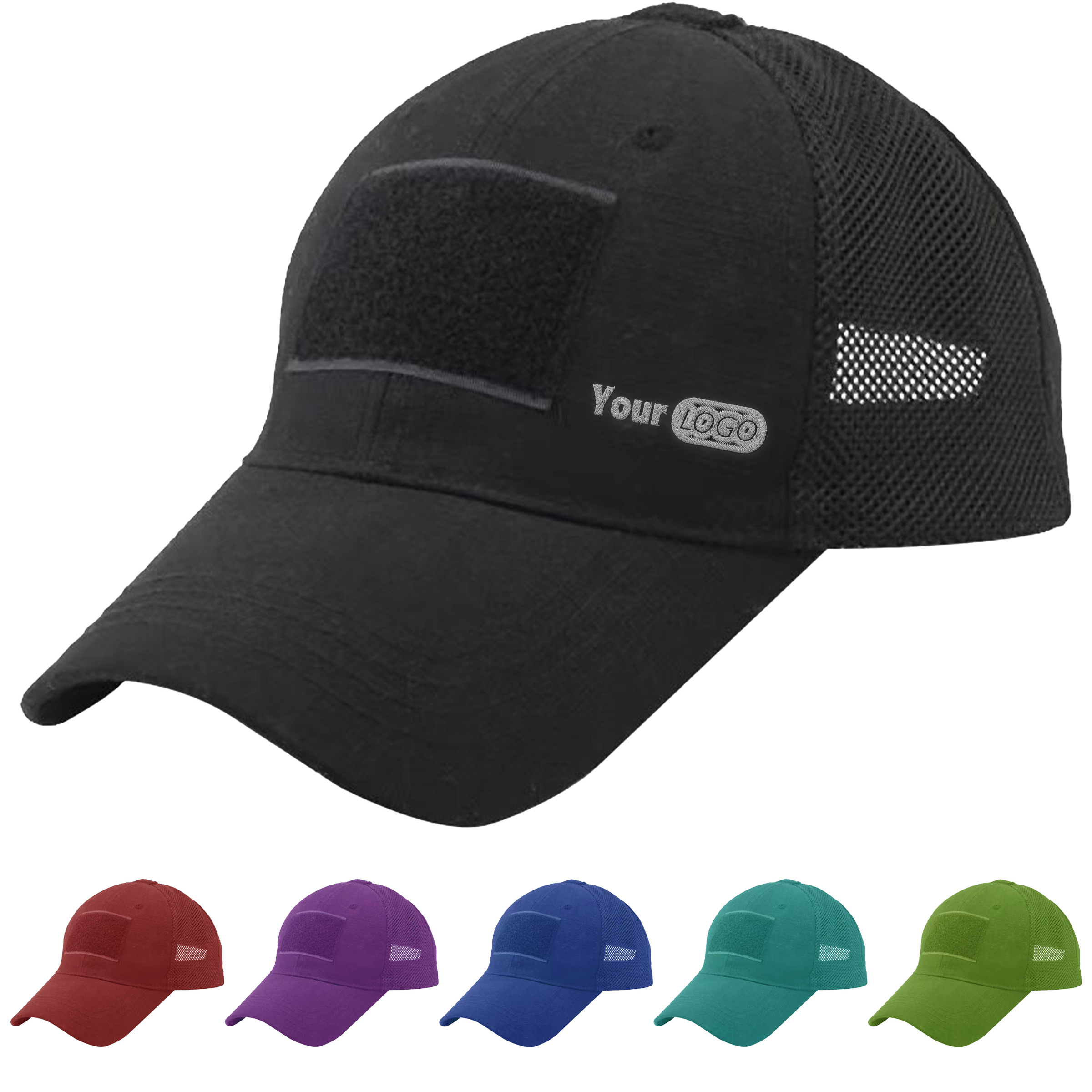 Polyester Durable Mesh Tactical Cap 2