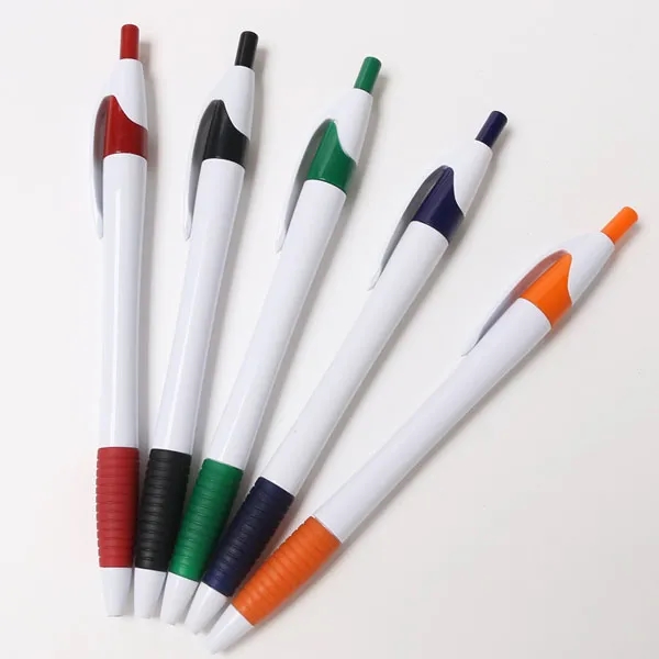 Plastic Cougar Rubber Grip Ballpoint Pen 3