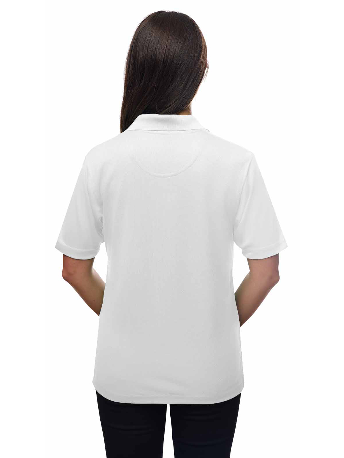 Blue Generation - Women's Pocketless Wicking V-Neck Polo 12